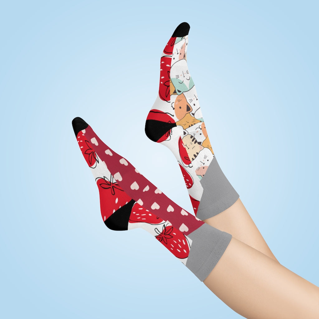 Sublimation Crew Socks
