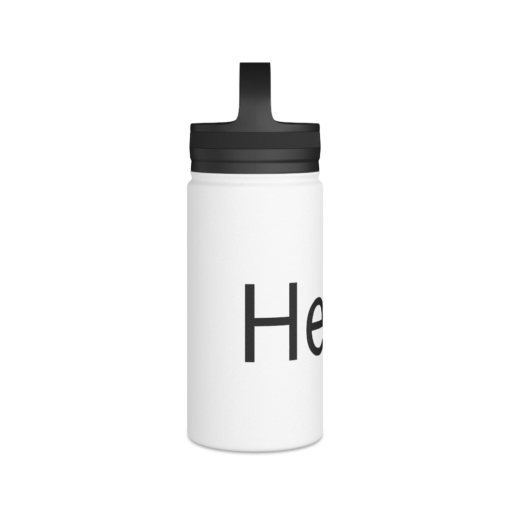 Stainless Steel Water Bottle, Handle Lid