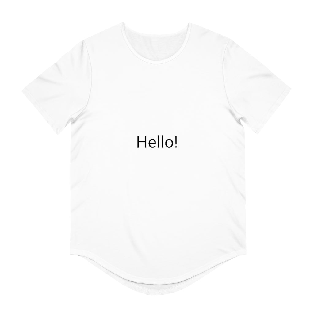 Men's Jersey Curved Hem Tee