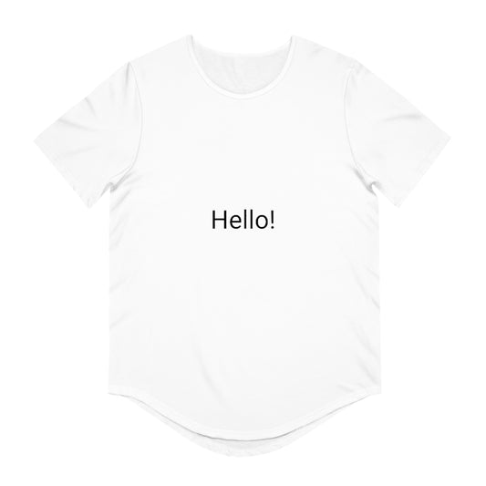 Men's Jersey Curved Hem Tee