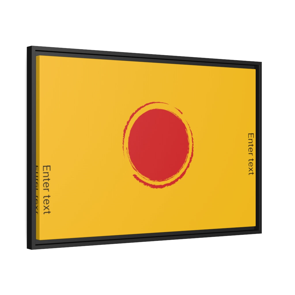 Matte Canvas, Black Frame