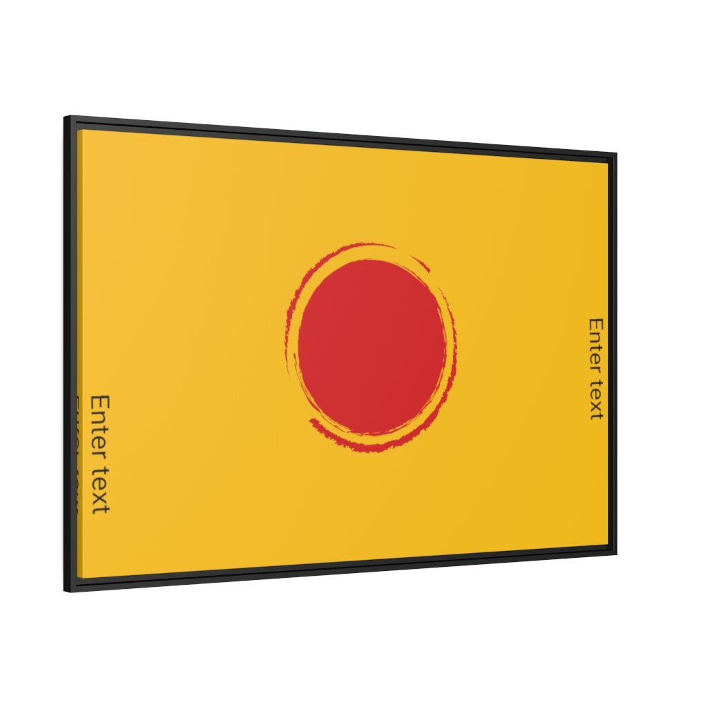 Matte Canvas, Black Frame