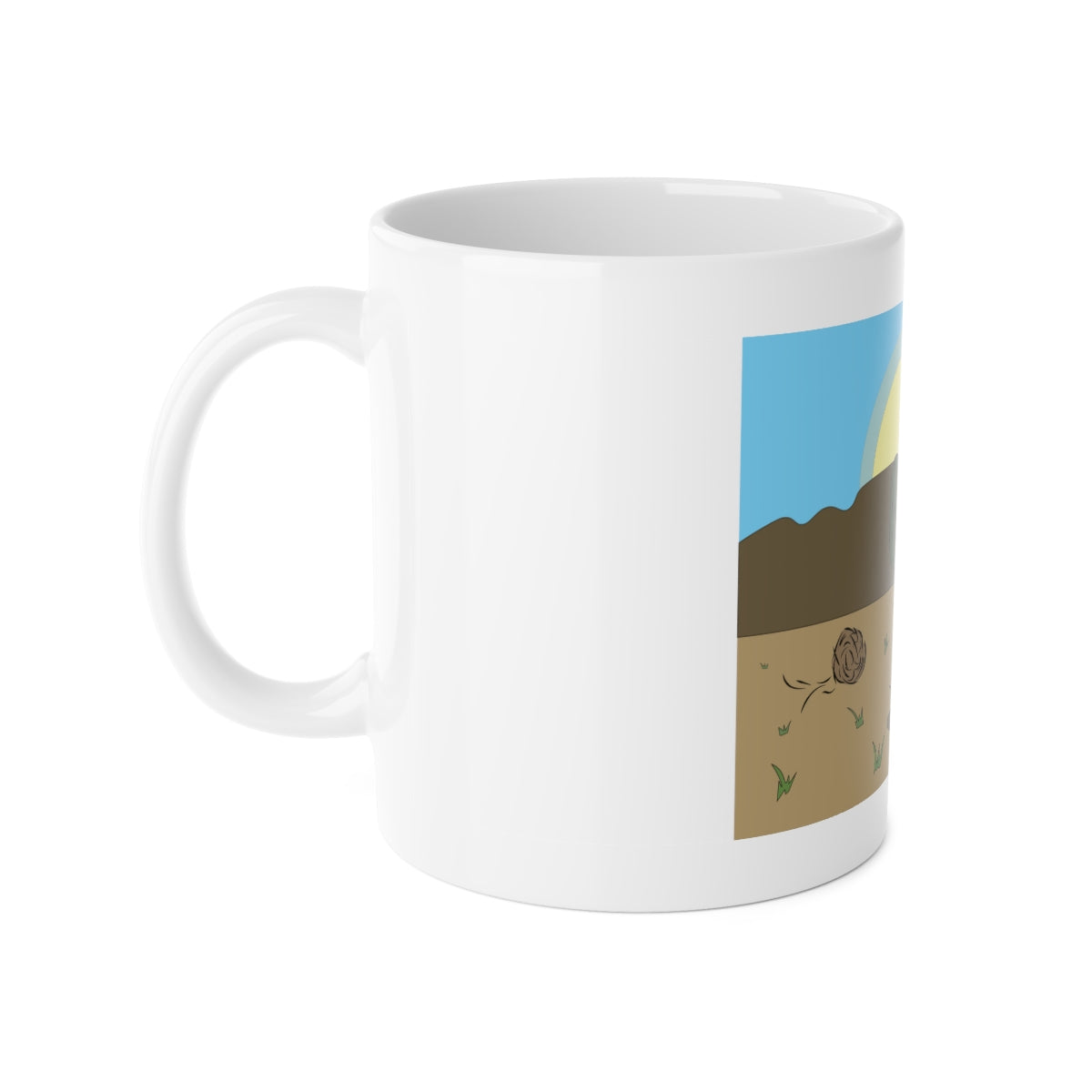 White Ceramic Mug, 11oz