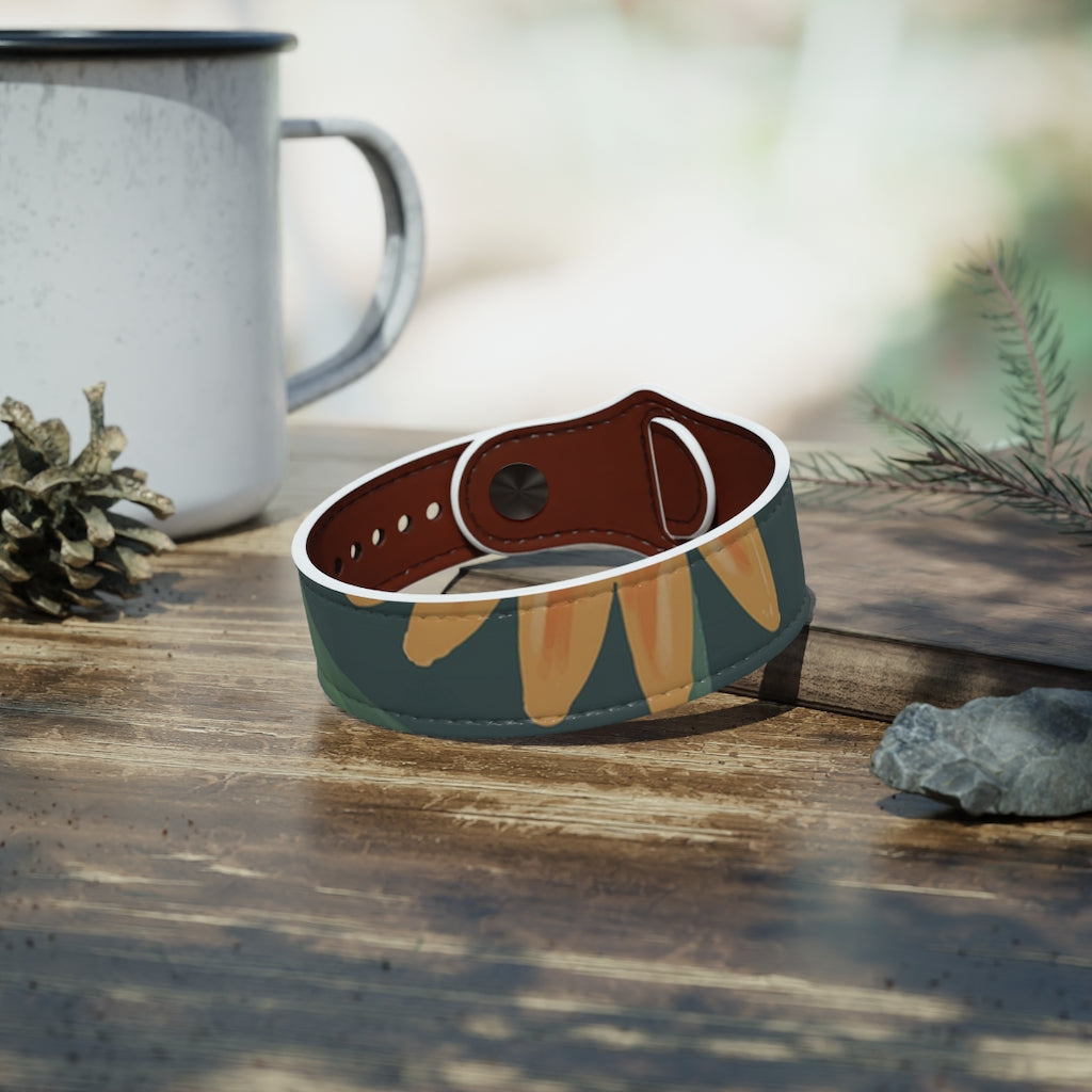 Vegan Leather Wristband