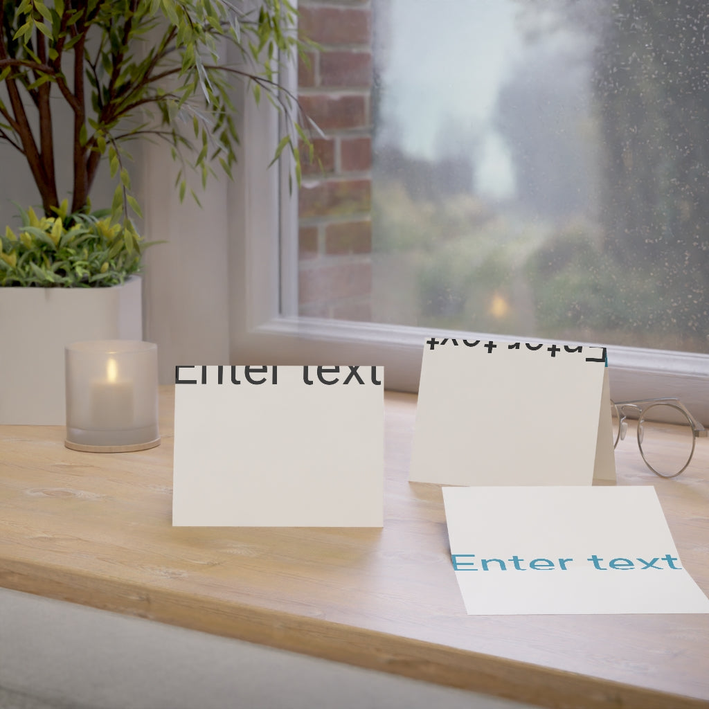 Folded Greeting Cards (1, 10, 30, and 50pcs)