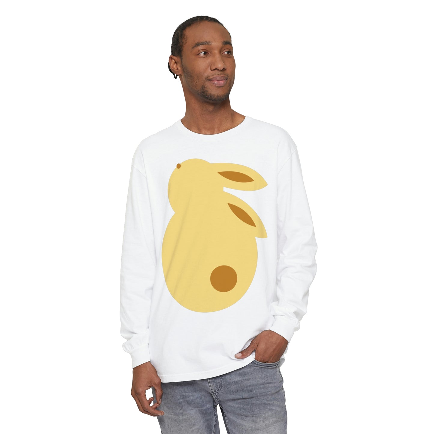 Unisex Garment-dyed Long Sleeve T-Shirt