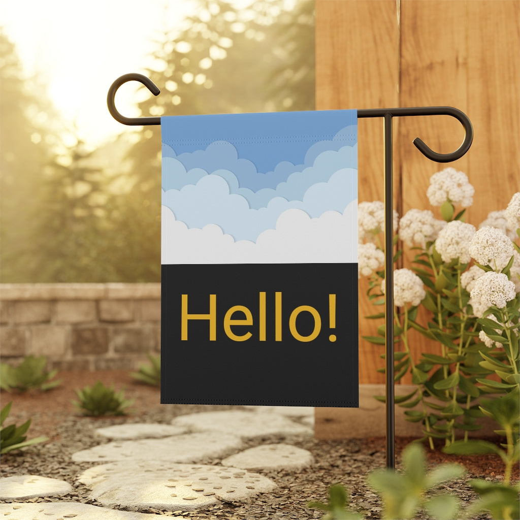 Garden House Flag (Front & Back Print)