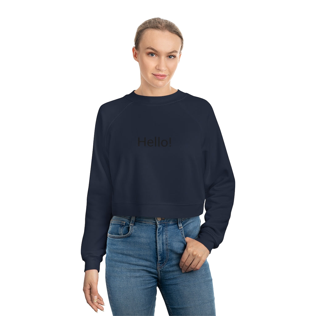 Women's Raglan Pullover Fleece Sweatshirt