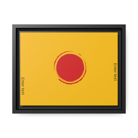 Matte Canvas, Black Frame