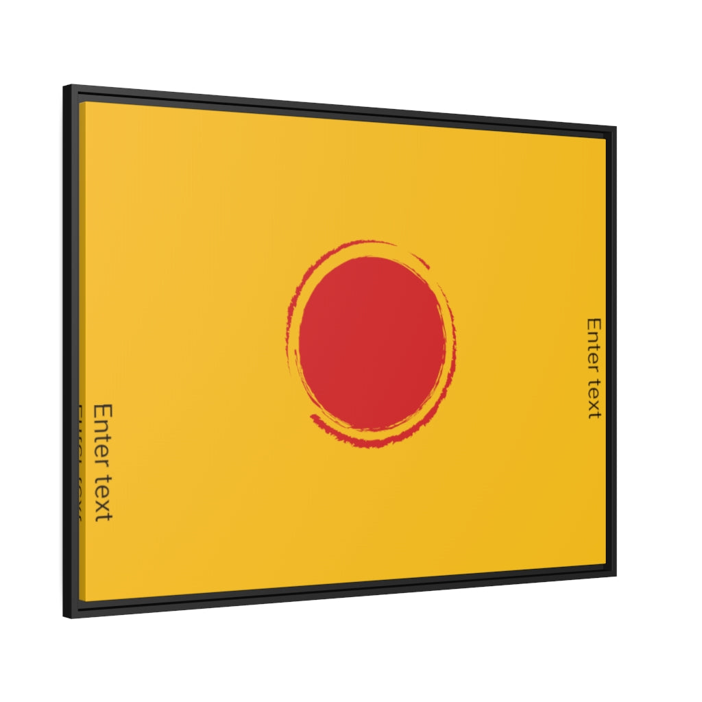 Matte Canvas, Black Frame