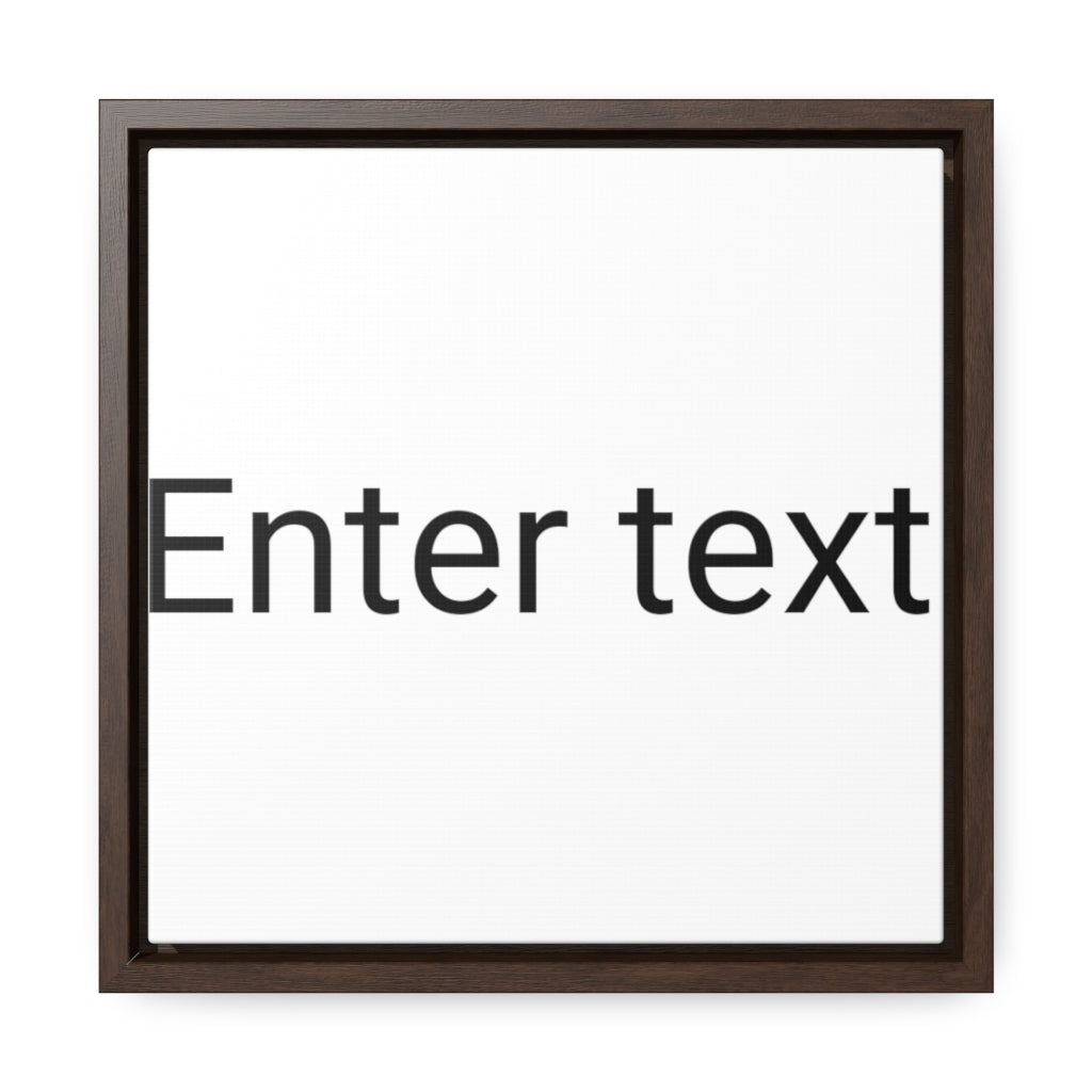 Gallery Canvas Wraps, Square Frame