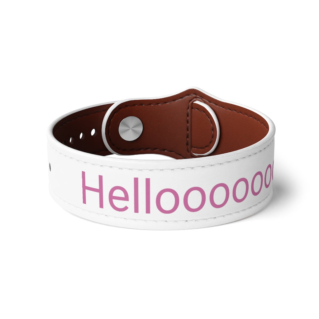 Vegan Leather Wristband