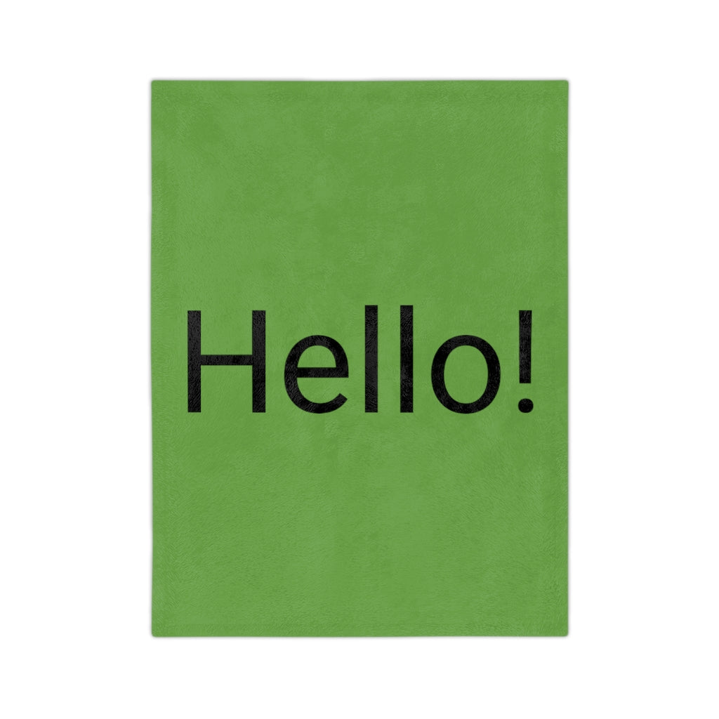 Velveteen Minky Blanket