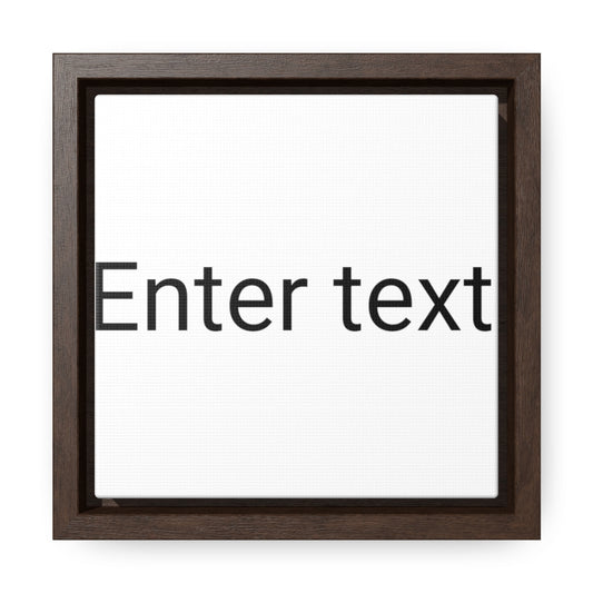 Gallery Canvas Wraps, Square Frame