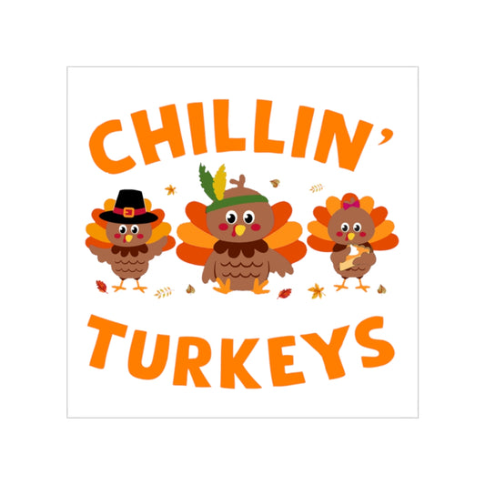 Transparent Outdoor Stickers, Square