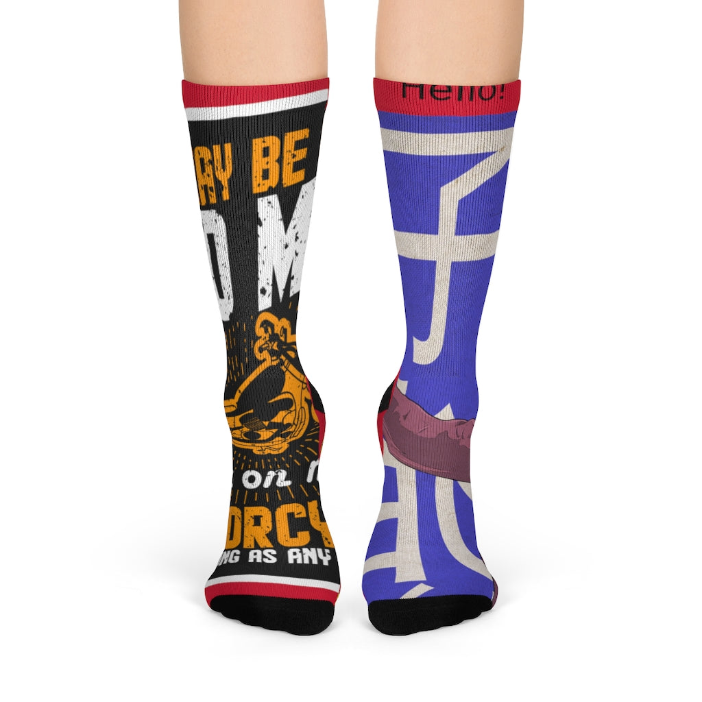 Sublimation Crew Socks