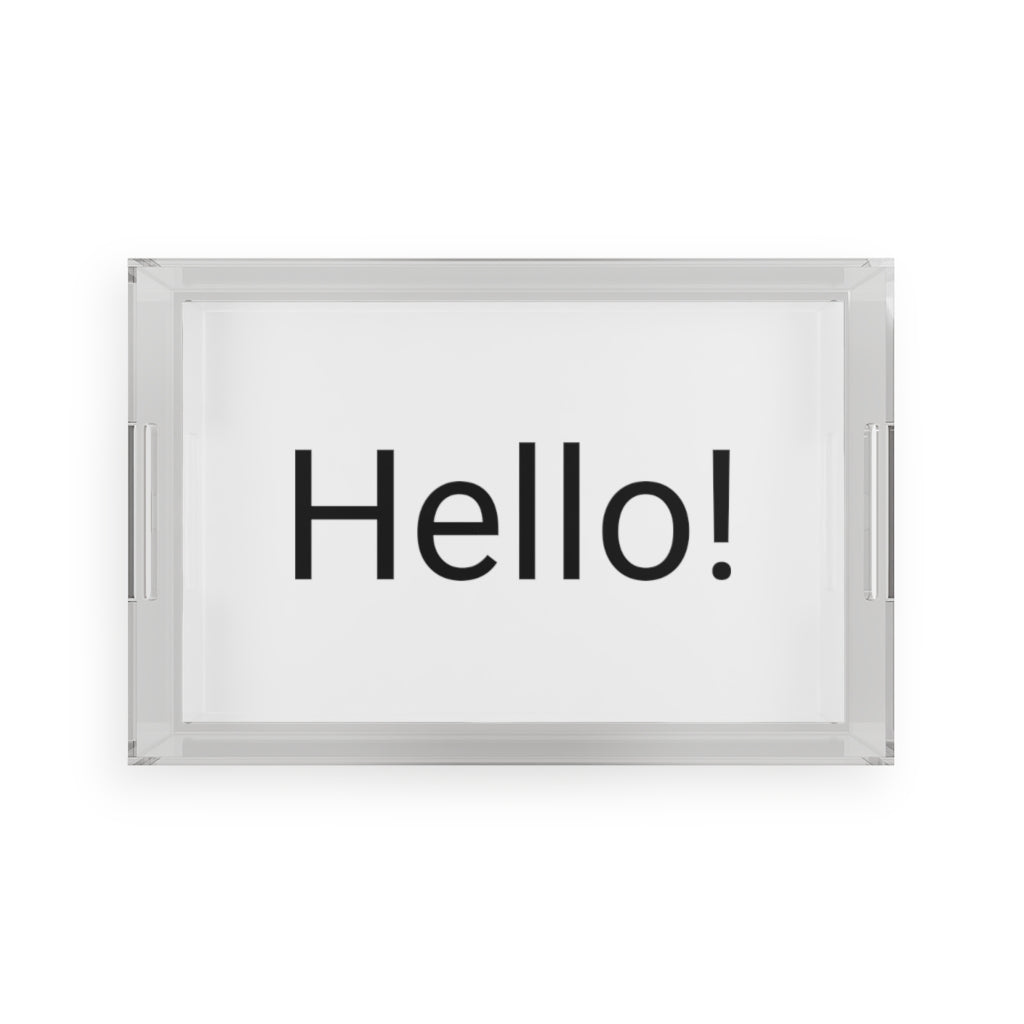 Acrylic Serving Tray