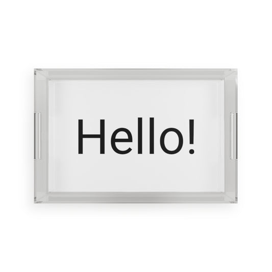 Acrylic Serving Tray