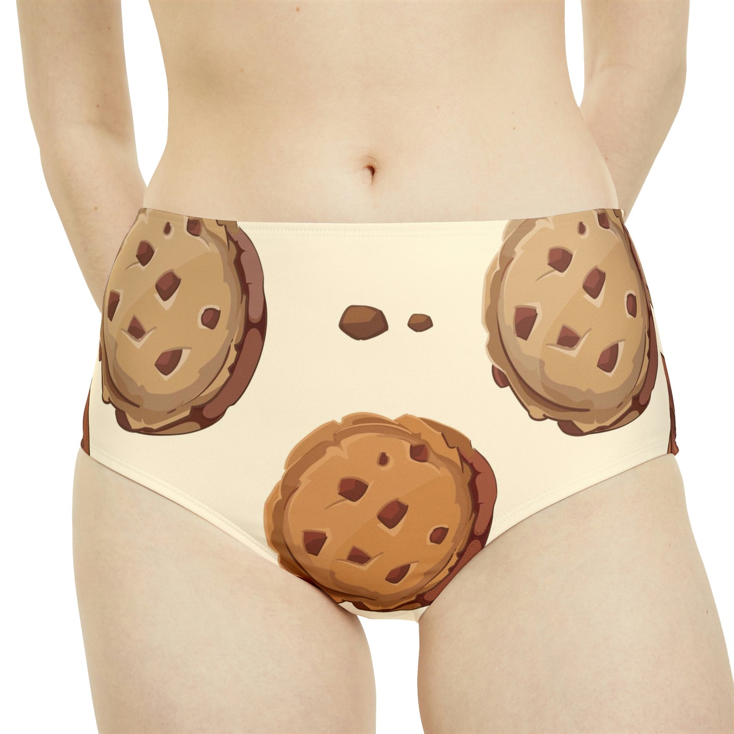 High-Waist Hipster Bikini Bottom