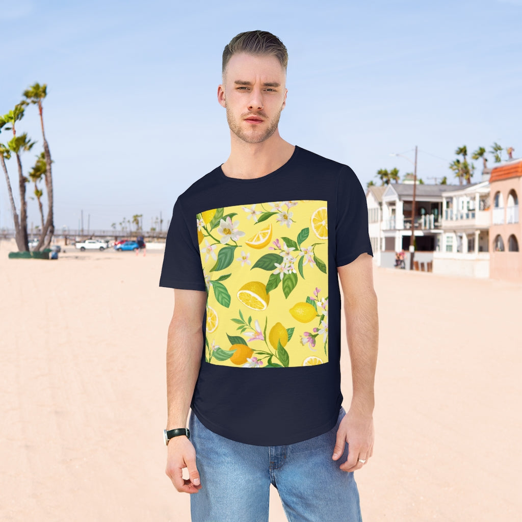 Men's Jersey Curved Hem Tee