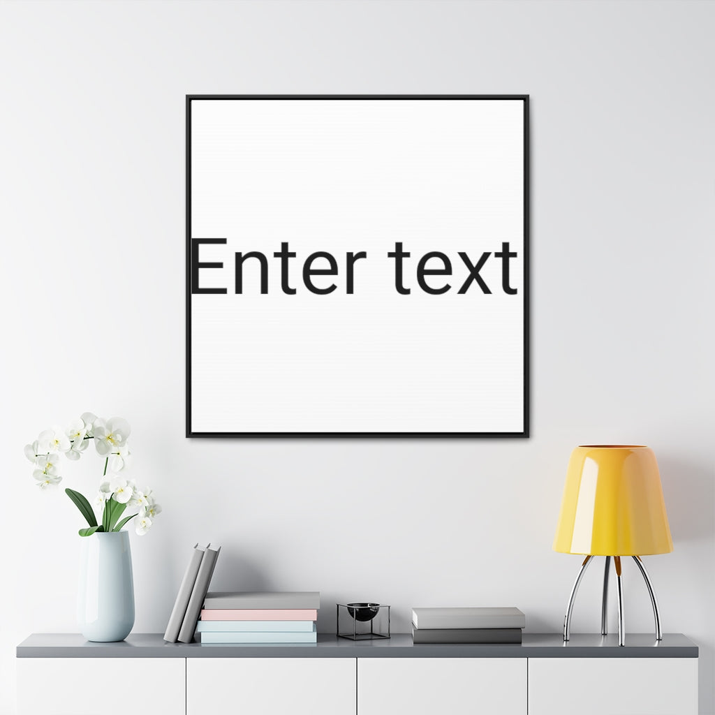 Gallery Canvas Wraps, Square Frame