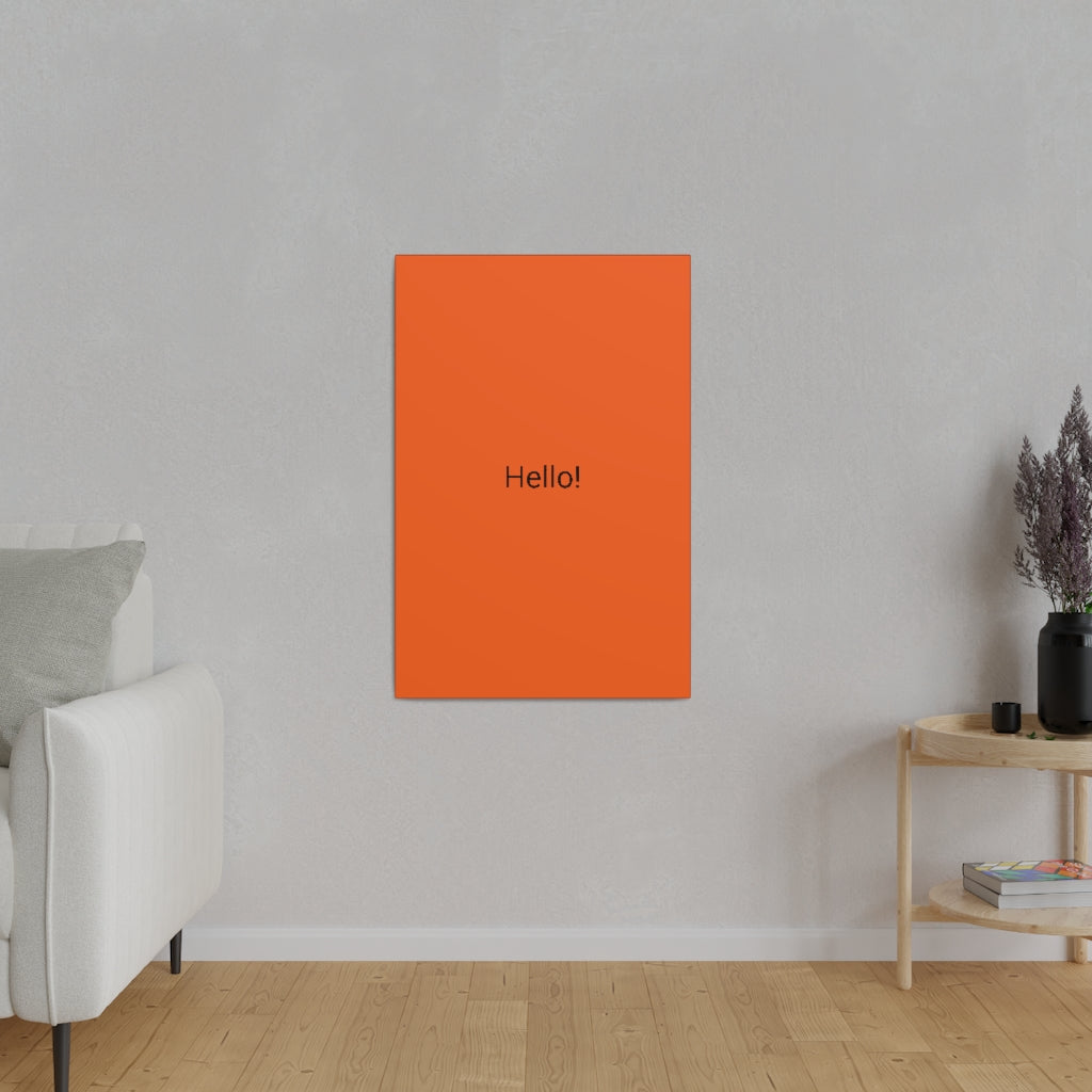 Matte Canvas, Stretched