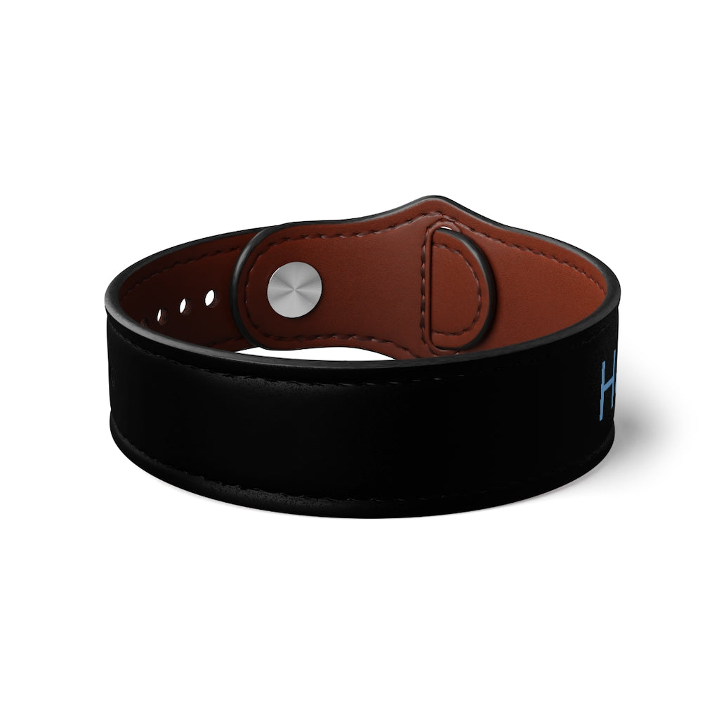 Vegan Leather Wristband