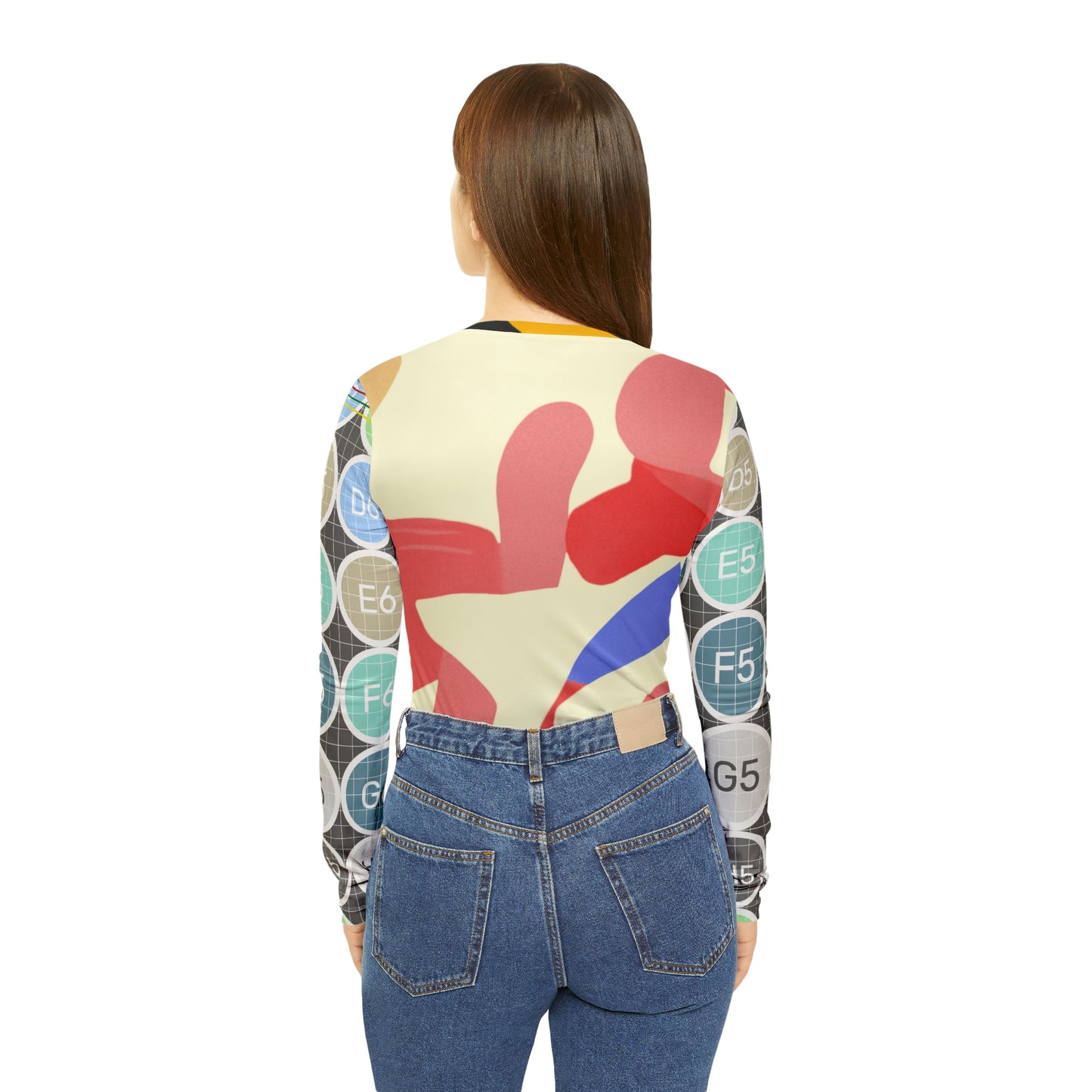 Women's Long Sleeve V-neck Shirt