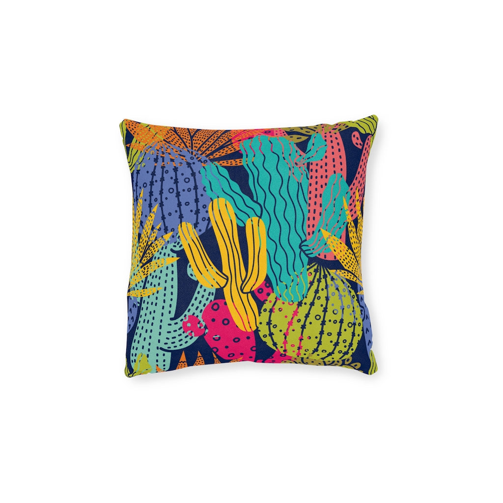 Square Pillow - Pink Back