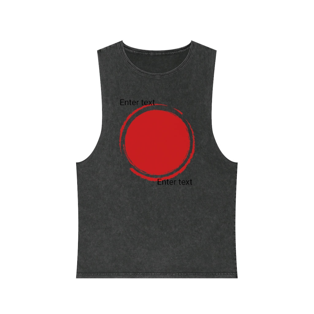 Unisex Stone Wash Tank Top