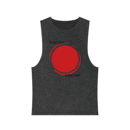 Unisex Stone Wash Tank Top
