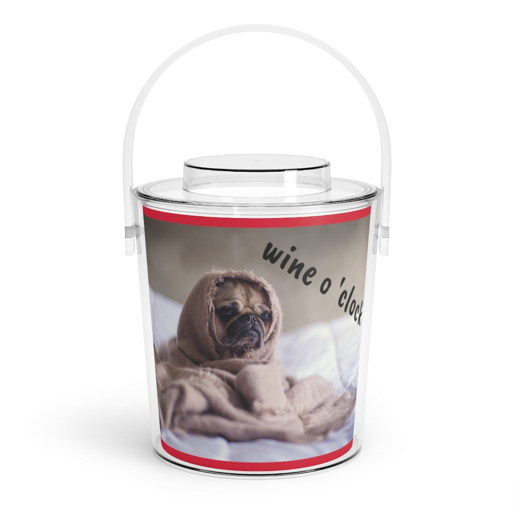 Ice Bucket with Tongs