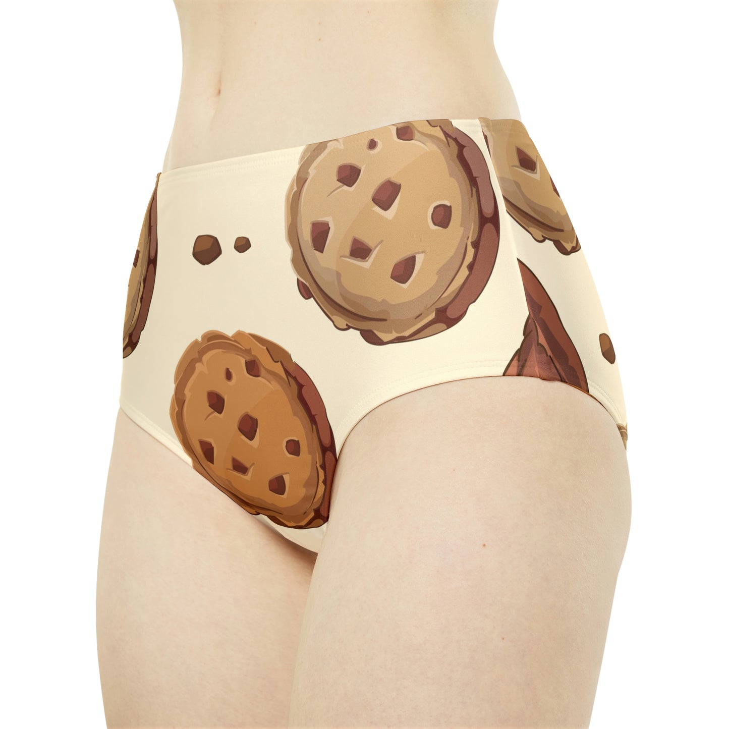 High-Waist Hipster Bikini Bottom