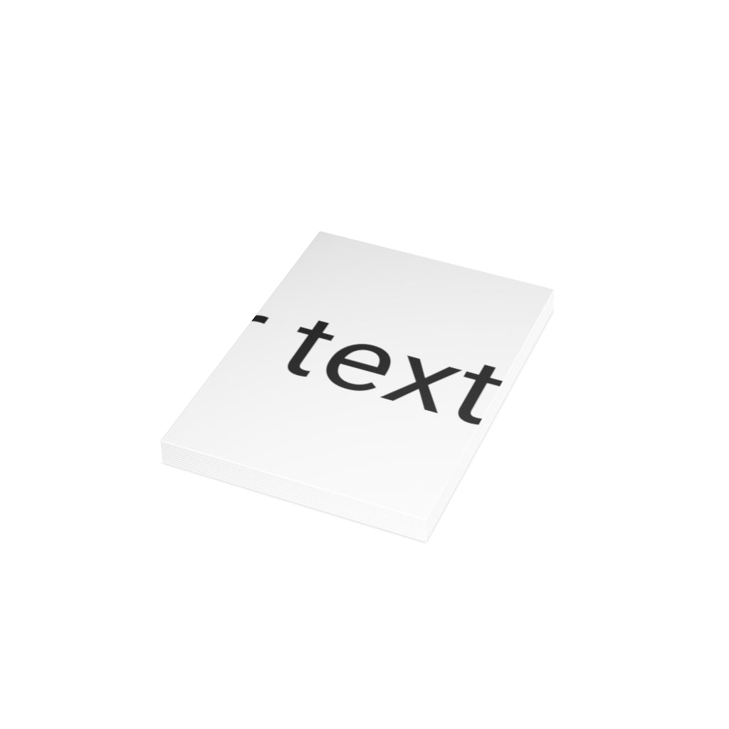 Folded Greeting Cards (1, 10, 30, and 50pcs)