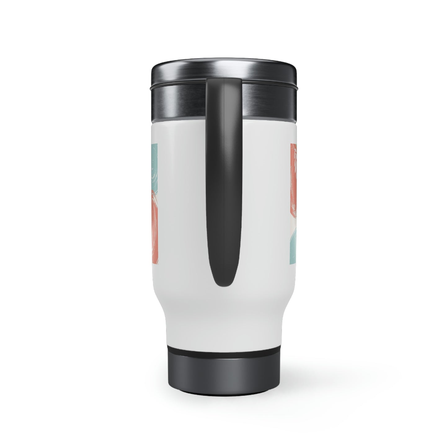 Stainless Steel Travel Mug with Handle, 14oz