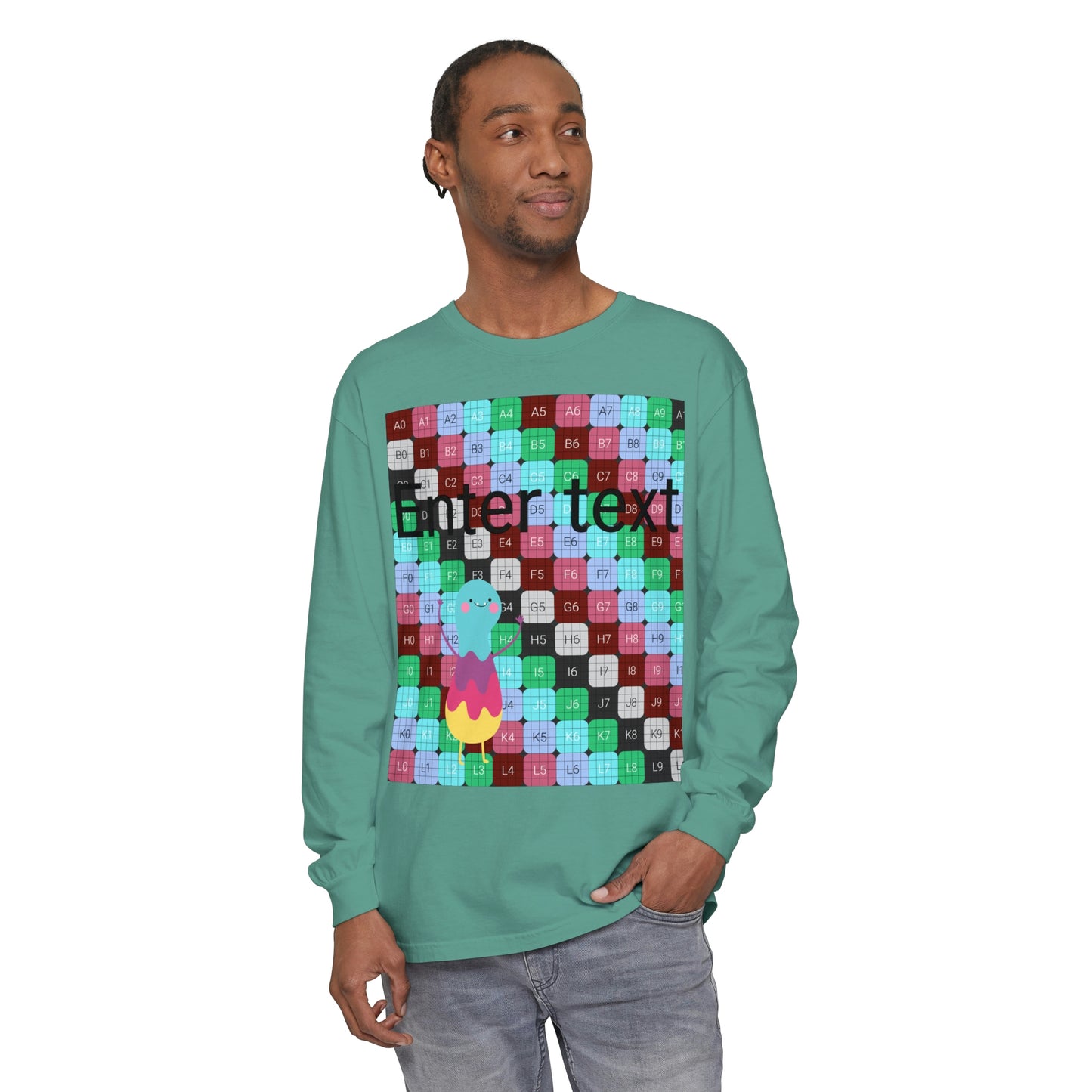 Unisex Garment-dyed Long Sleeve T-Shirt