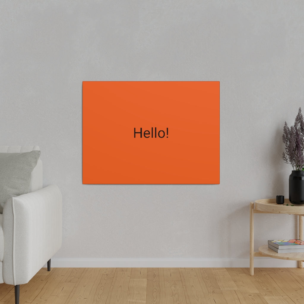 Matte Canvas, Stretched