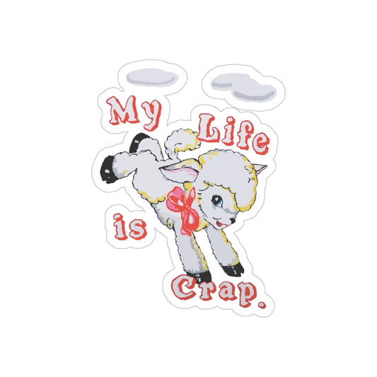 Transparent Outdoor Stickers, Die-Cut