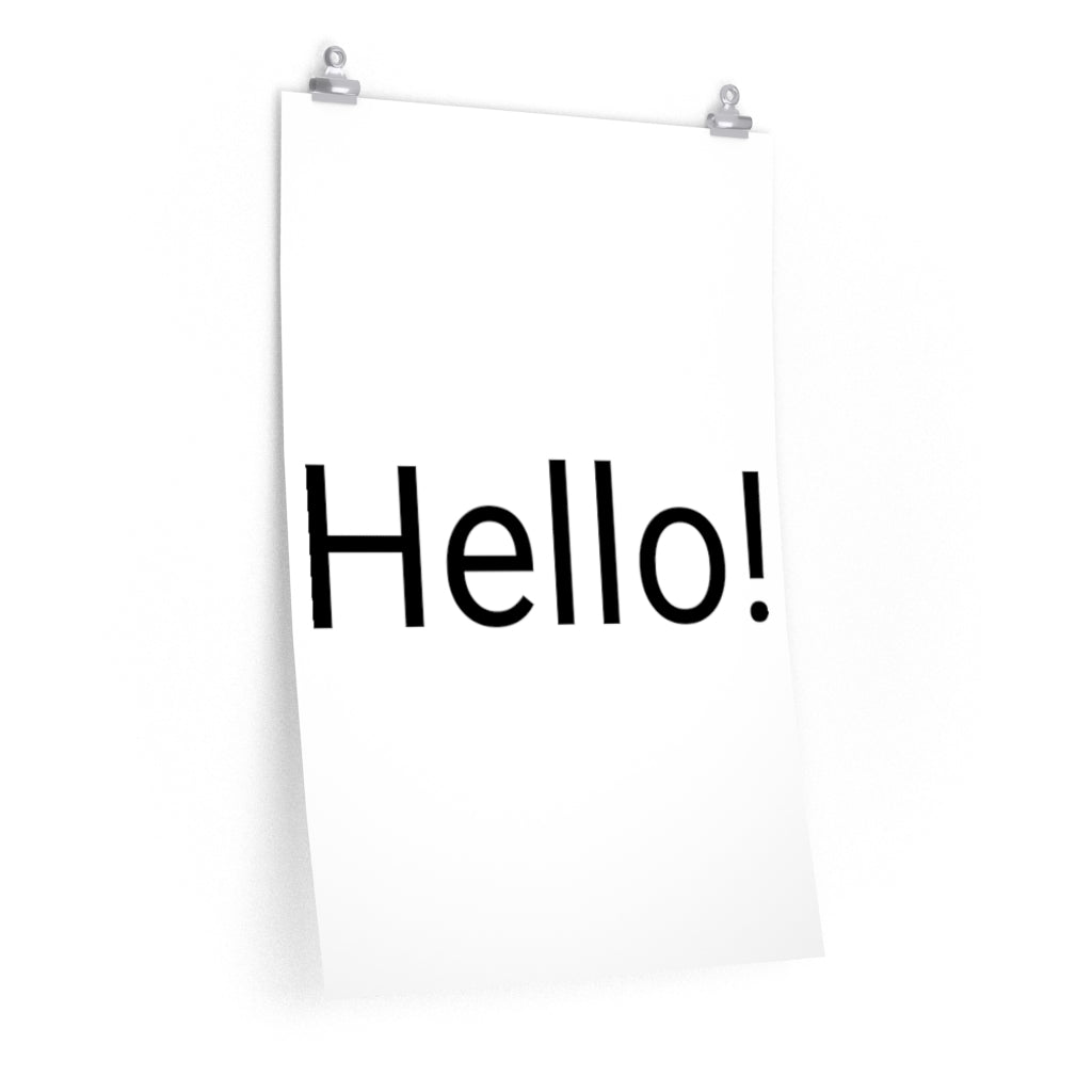 Premium Matte vertical posters