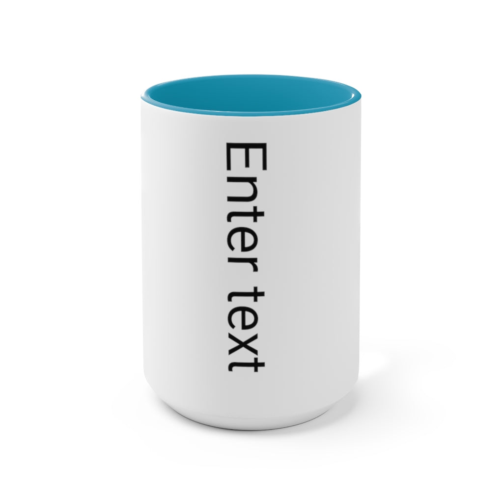 Two-Tone Coffee Mugs, 15oz