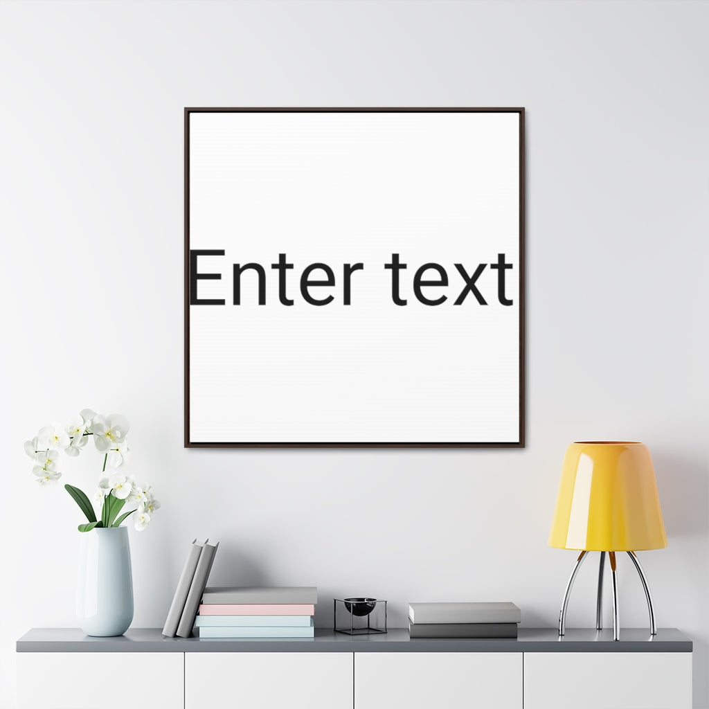 Gallery Canvas Wraps, Square Frame