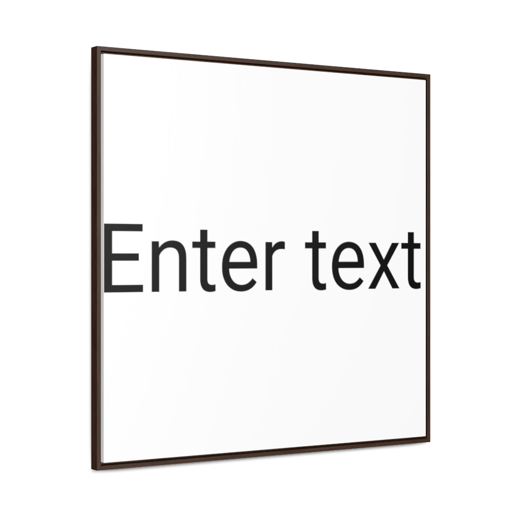 Gallery Canvas Wraps, Square Frame
