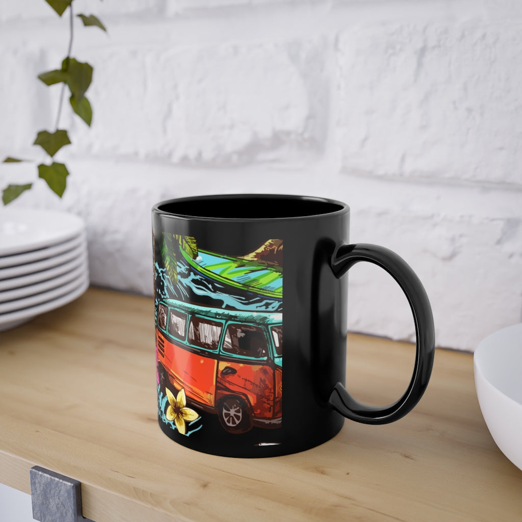 Black Coffee Cup, 11oz