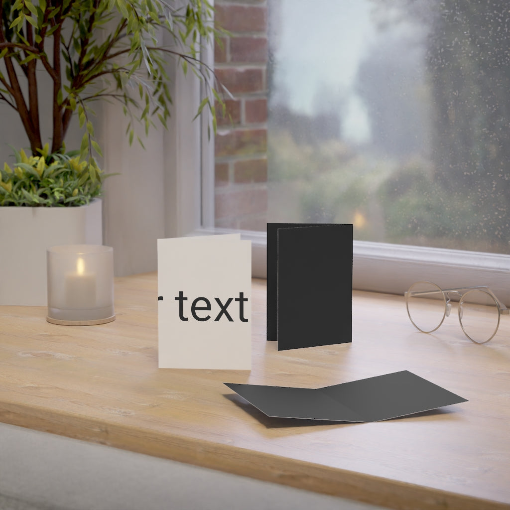 Folded Greeting Cards (1, 10, 30, and 50pcs)