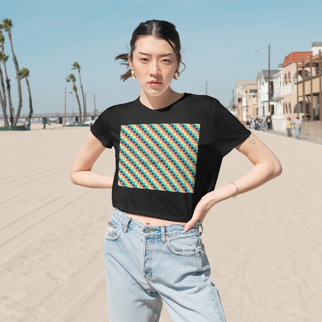 Women's Flowy Cropped Tee