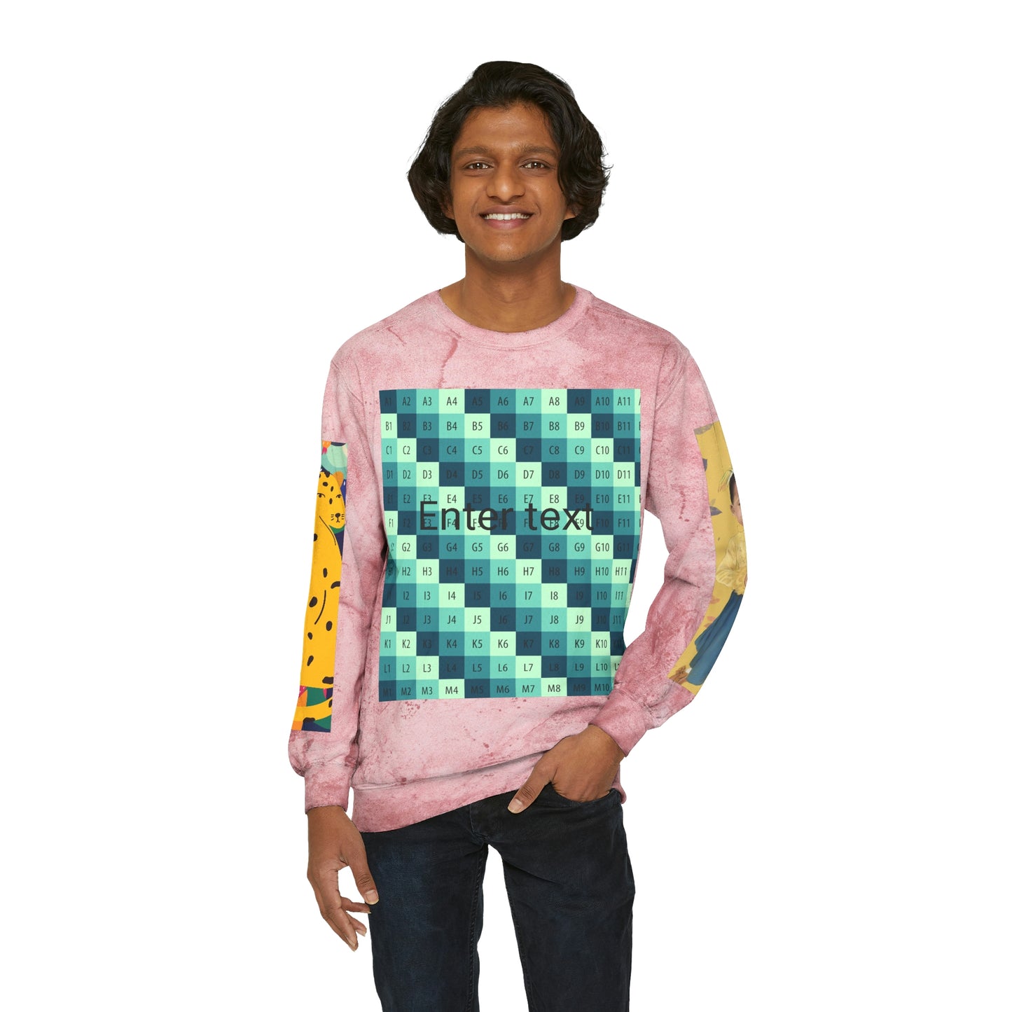 Unisex Color Blast Crewneck Sweatshirt