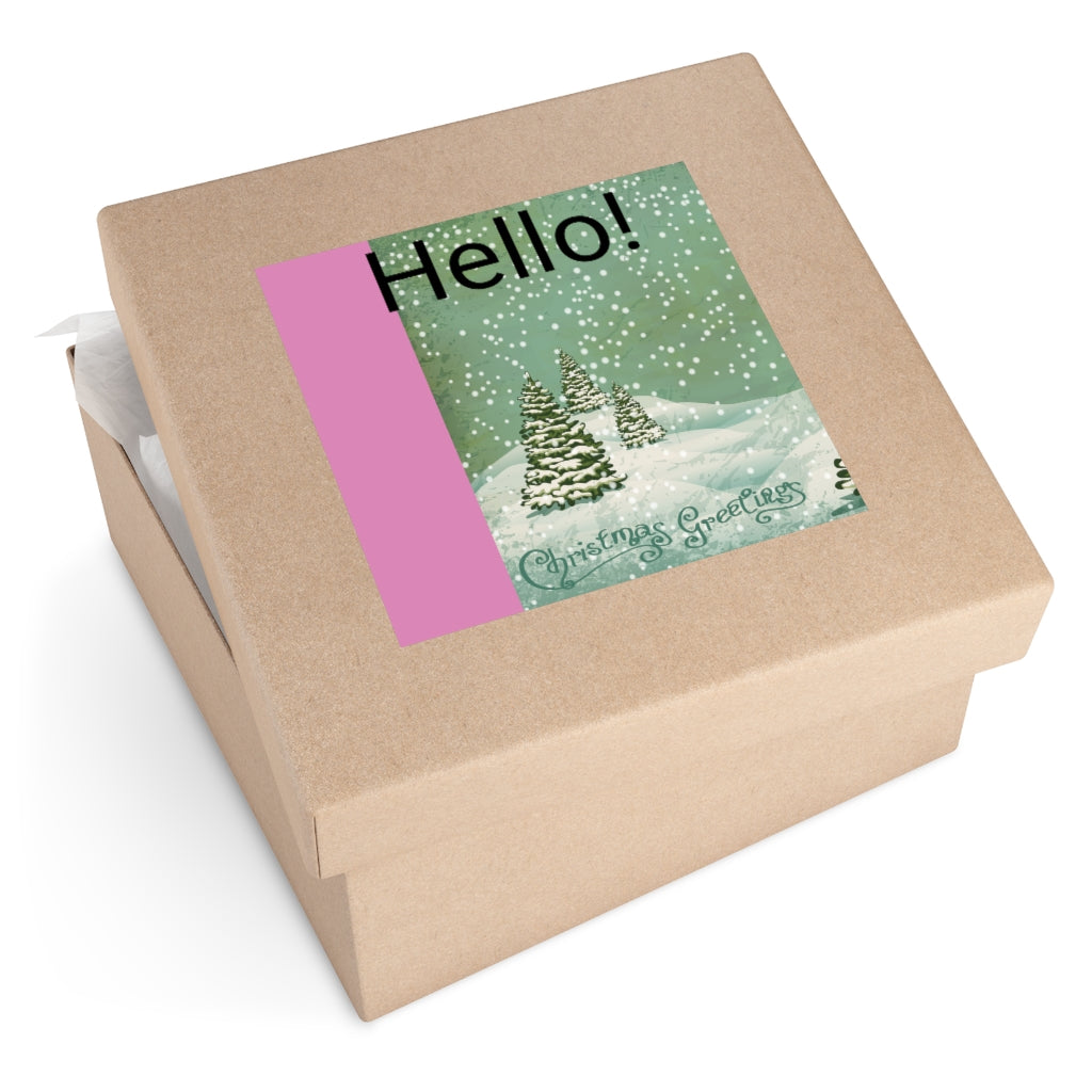 Laminate Stickers, Square