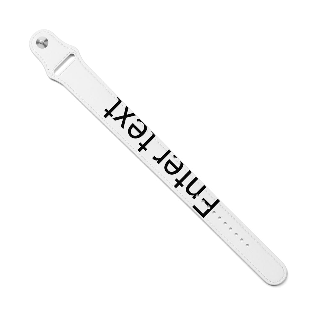 Vegan Leather Wristband