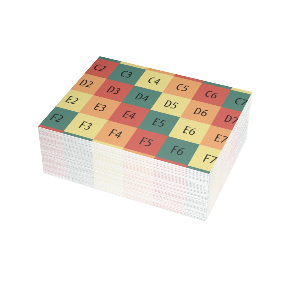 Unfolded Greeting Cards (10, 30, and 50pcs)