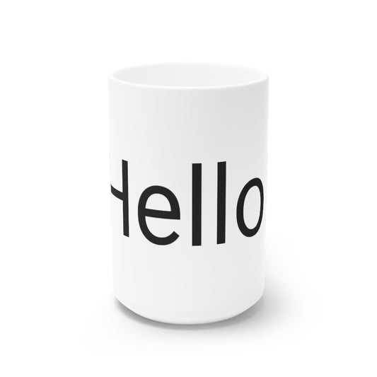 White Ceramic Mug, 11oz and 15oz